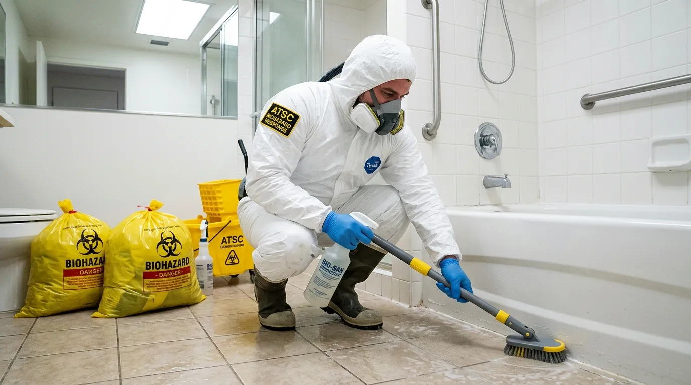 Decontamination equipment deployed for Blood Cleanup in Ralston